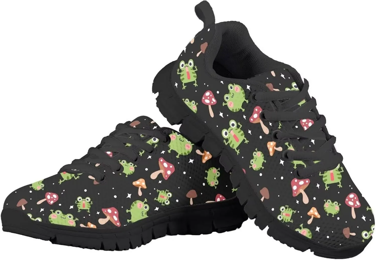 GIFTPUZZ Kids Road Running Shoes Lightweight Athletic Tennis Sports Walking Breathable Shoes Fitness