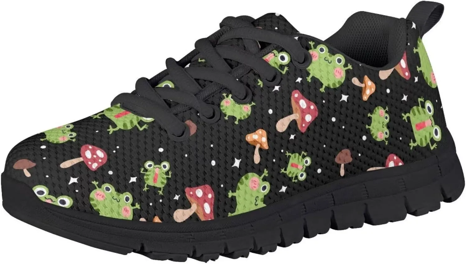 GIFTPUZZ Kids Road Running Shoes Lightweight Athletic Tennis Sports Walking Breathable Shoes Fitness