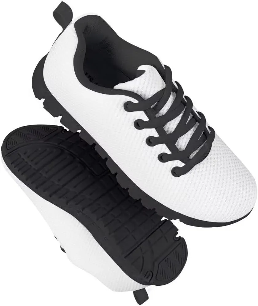 GIFTPUZZ Kids Road Running Shoes Lightweight Athletic Tennis Sports Walking Breathable Shoes Fitness