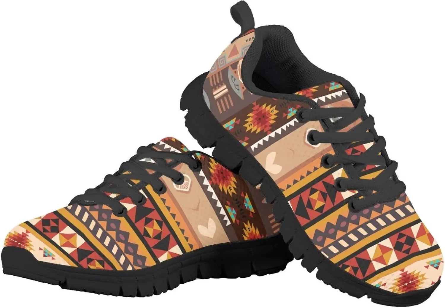 GIFTPUZZ Kids Road Running Shoes Lightweight Athletic Tennis Sports Walking Breathable Shoes Fitness