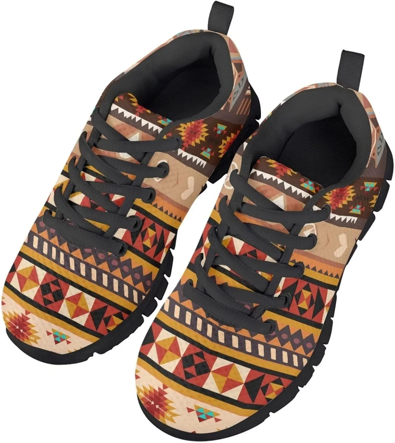 GIFTPUZZ Kids Road Running Shoes Lightweight Athletic Tennis Sports Walking Breathable Shoes Fitness