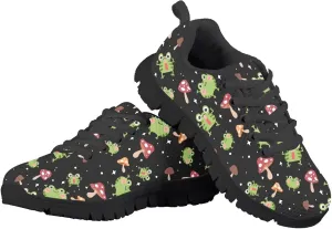 GIFTPUZZ Kids Road Running Shoes Lightweight Athletic Tennis Sports Walking Breathable Shoes Fitness