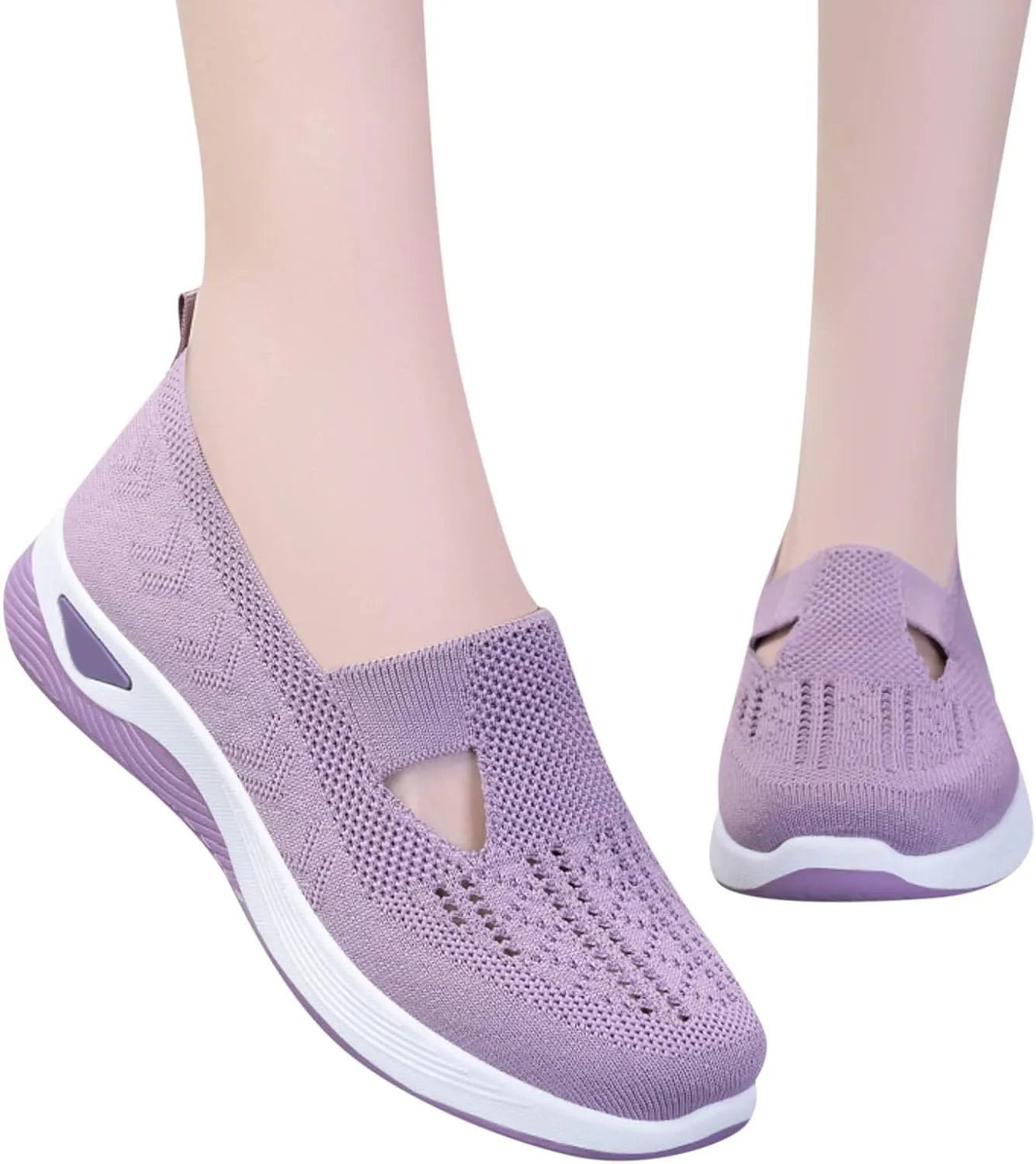 Orthopedic Shoes for Women Woven Slip on Walking Non Slip Work Shoes Women Walking Brown Casual Shoes Women Shoes Sneakers Black Tennis Shoe Casual Loafers