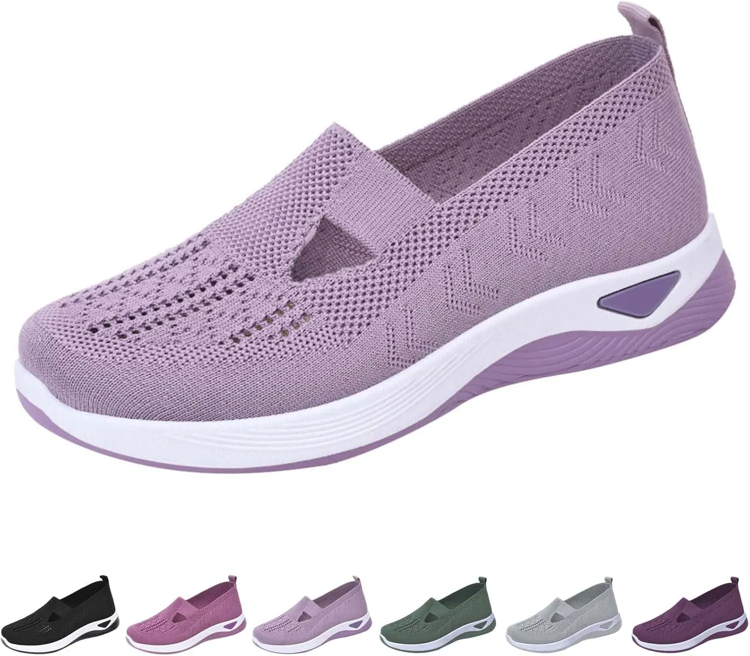 Orthopedic Shoes for Women Woven Slip on Walking Non Slip Work Shoes Women Walking Brown Casual Shoes Women Shoes Sneakers Black Tennis Shoe Casual Loafers