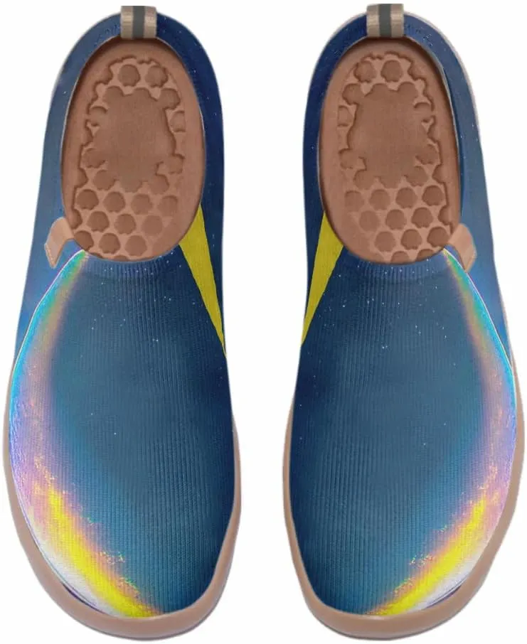 Women's Art Travel Shoes Slip-on Loafers Comfortable, Light and Fashionable Knitted Sneakers