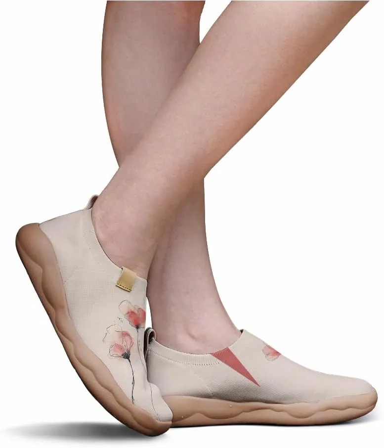 Women's Art Travel Shoes Slip-on Loafers Comfortable, Light and Fashionable Sneakers
