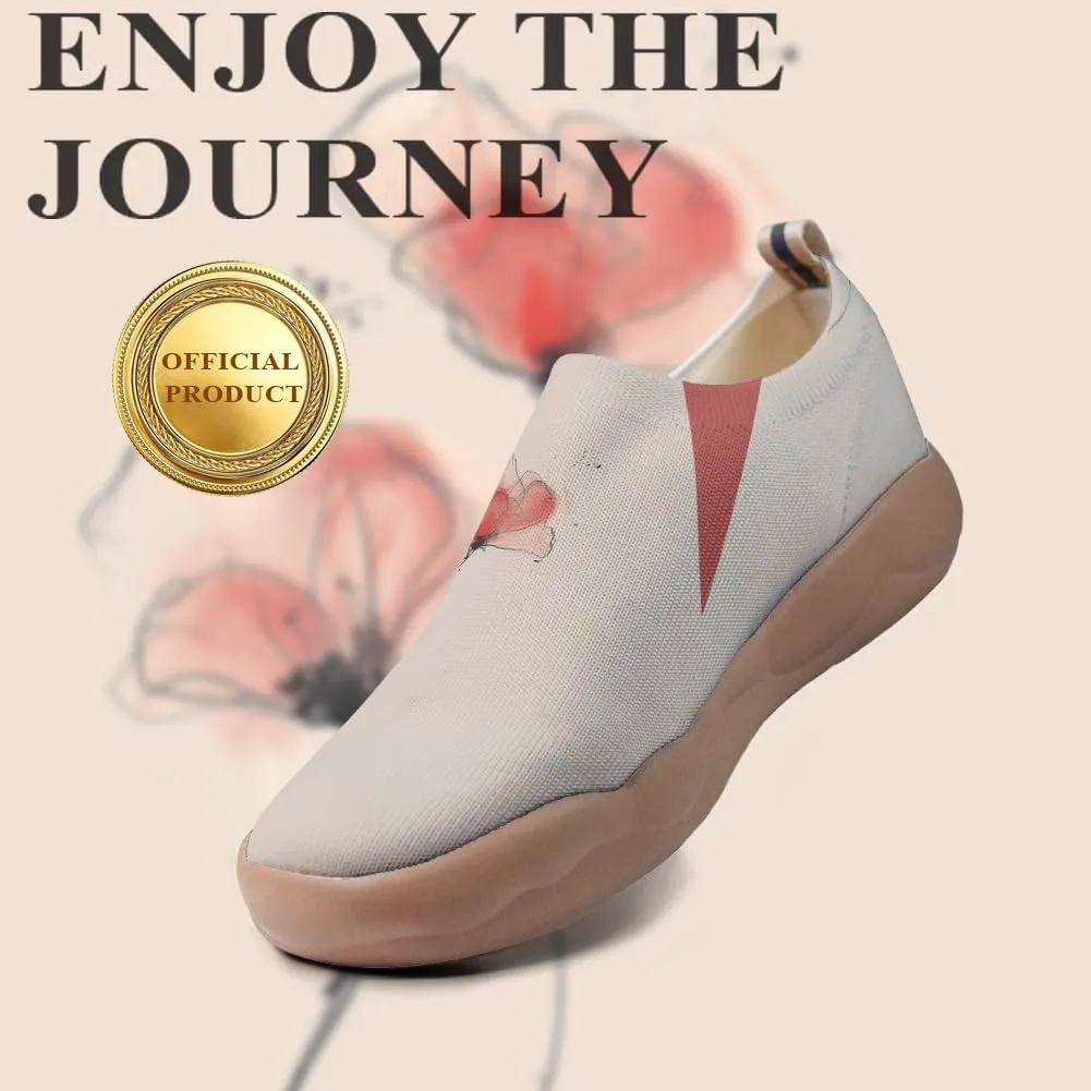 Women's Art Travel Shoes Slip-on Loafers Comfortable, Light and Fashionable Sneakers