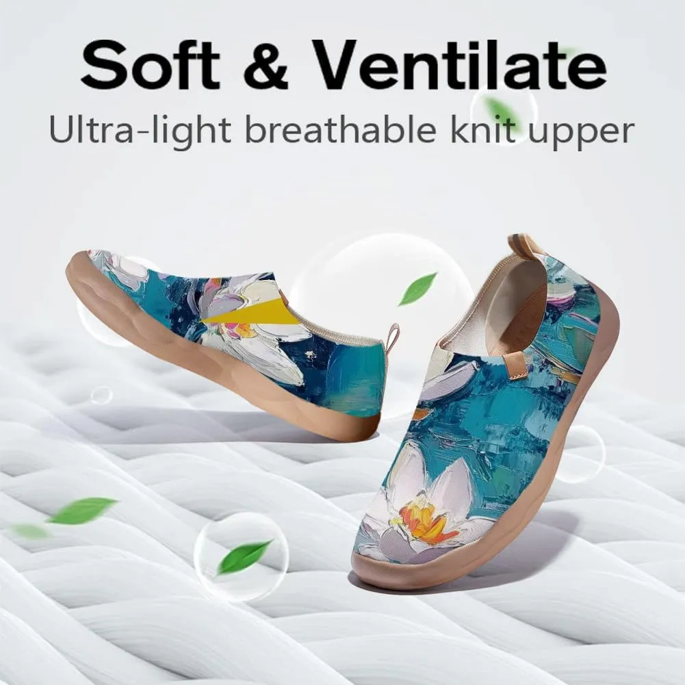 Women's Art Travel Shoes Slip-on Loafers Comfortable, Light and Fashionable Sneakers