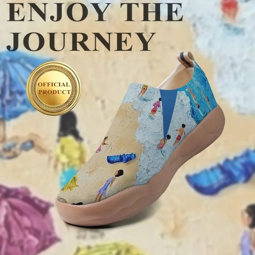 Women's Art Travel Shoes Slip-on Loafers Comfortable, Light and Fashionable Sneakers