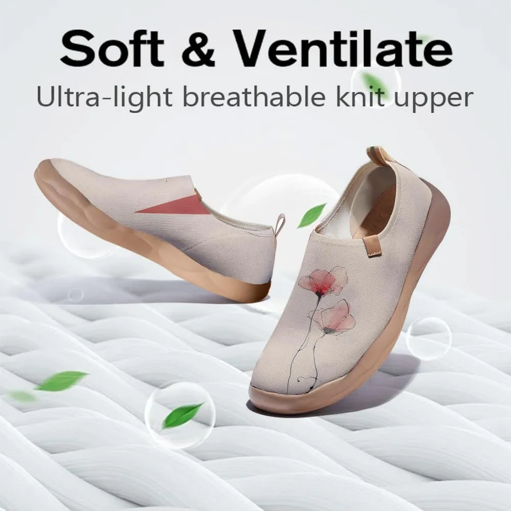 Women's Art Travel Shoes Slip-on Loafers Comfortable, Light and Fashionable Sneakers