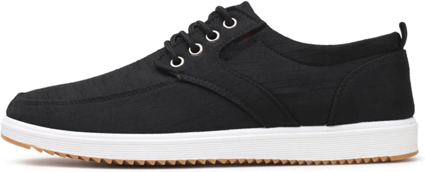 YIBLBOX Men's Loafers Shoes Lace Up Sneakers Big Size Casual Walking Shoes for Big and Tall Men